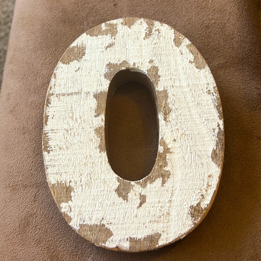 Hanging Letter “O”